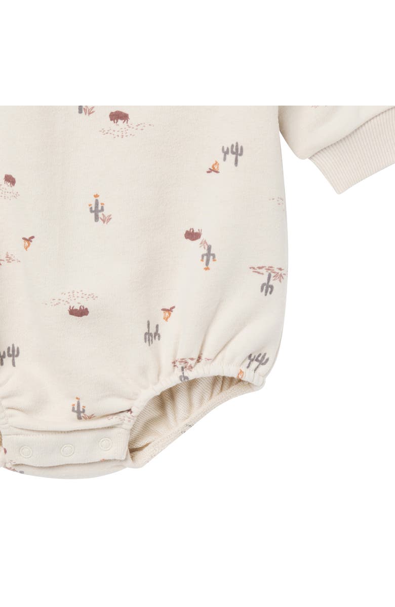 Modern Moments<sup
™</sup
 by Gerber Long Sleeve Bubble Romper, Alternate, color, Buffalo Desert