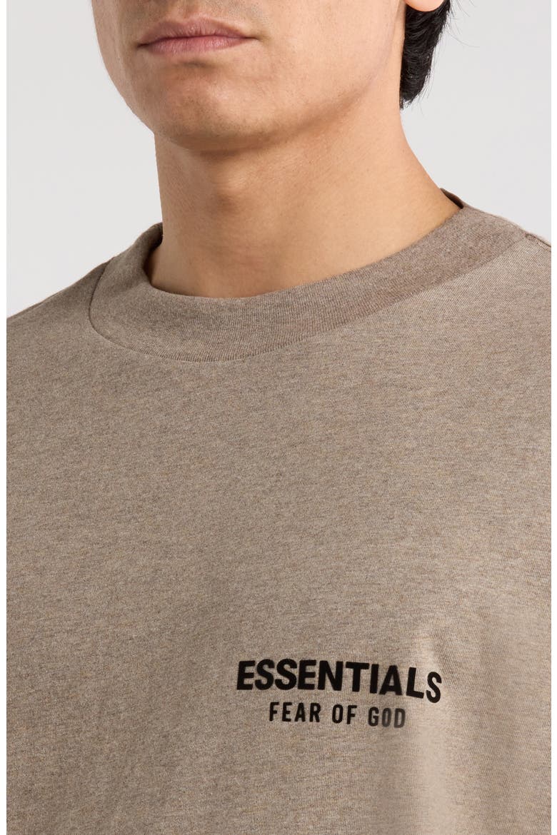 Classic Fit Long Sleeve Cotton Logo T-Shirt, Alternate, color, HOMESTEAD HEATHER