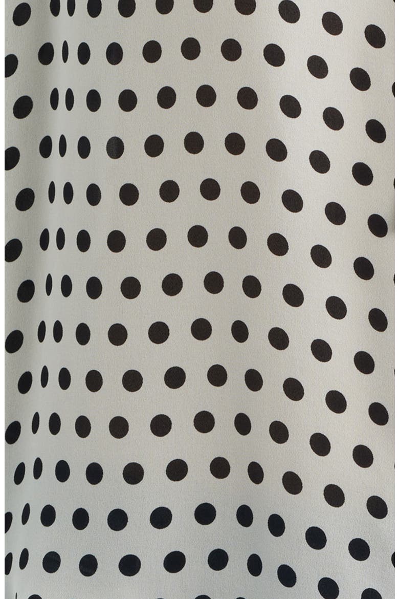 The Polka Dot Fleet Silk Top, Alternate, color, CREAM MULTI