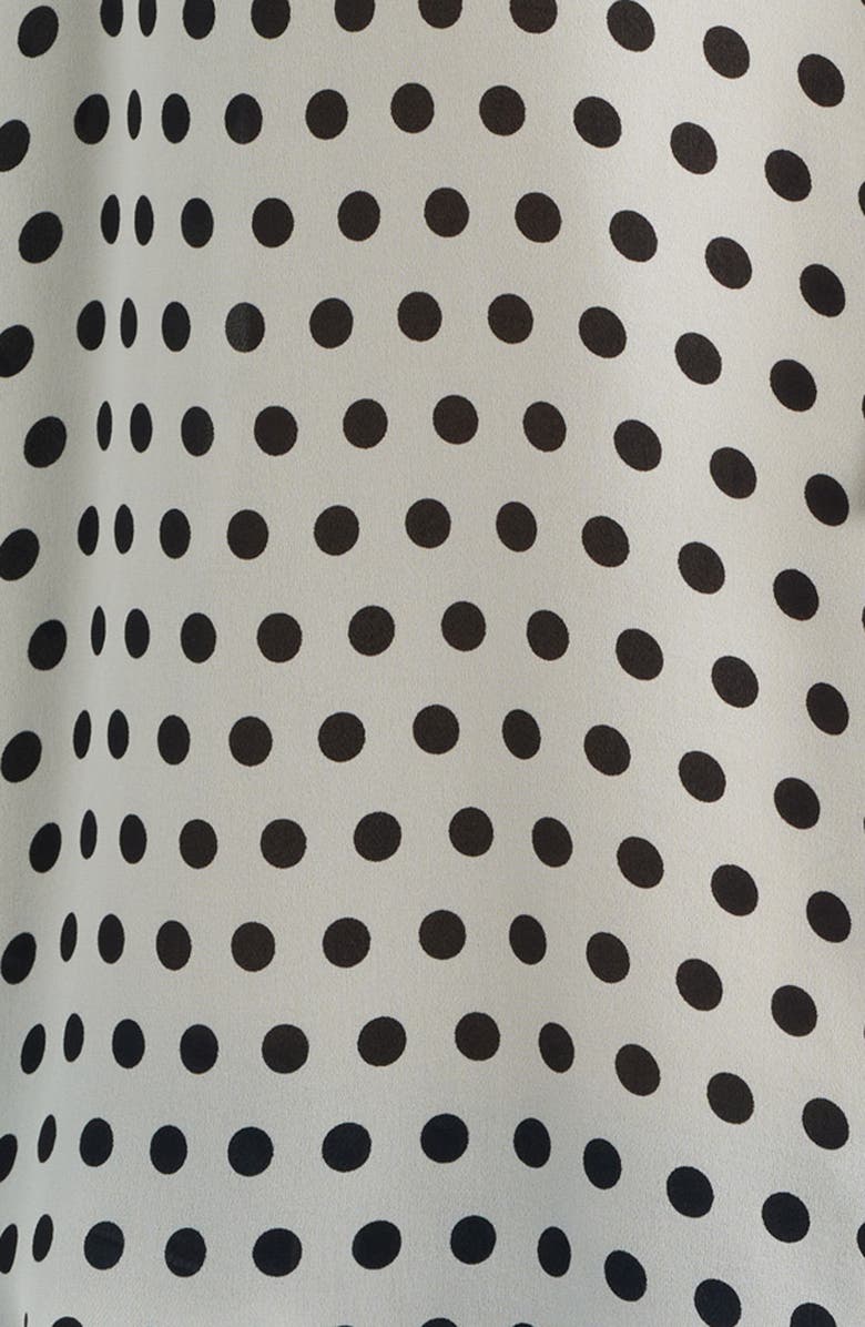 FRAME The Polka Dot Fleet Silk Top, Alternate, color, 