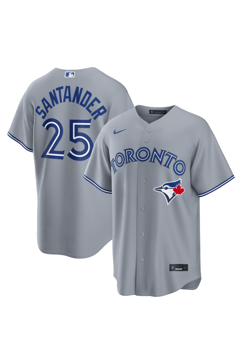 Men's Nike Anthony Santander Gray Toronto Blue Jays Road Replica Jersey, Alternate, color, Gray