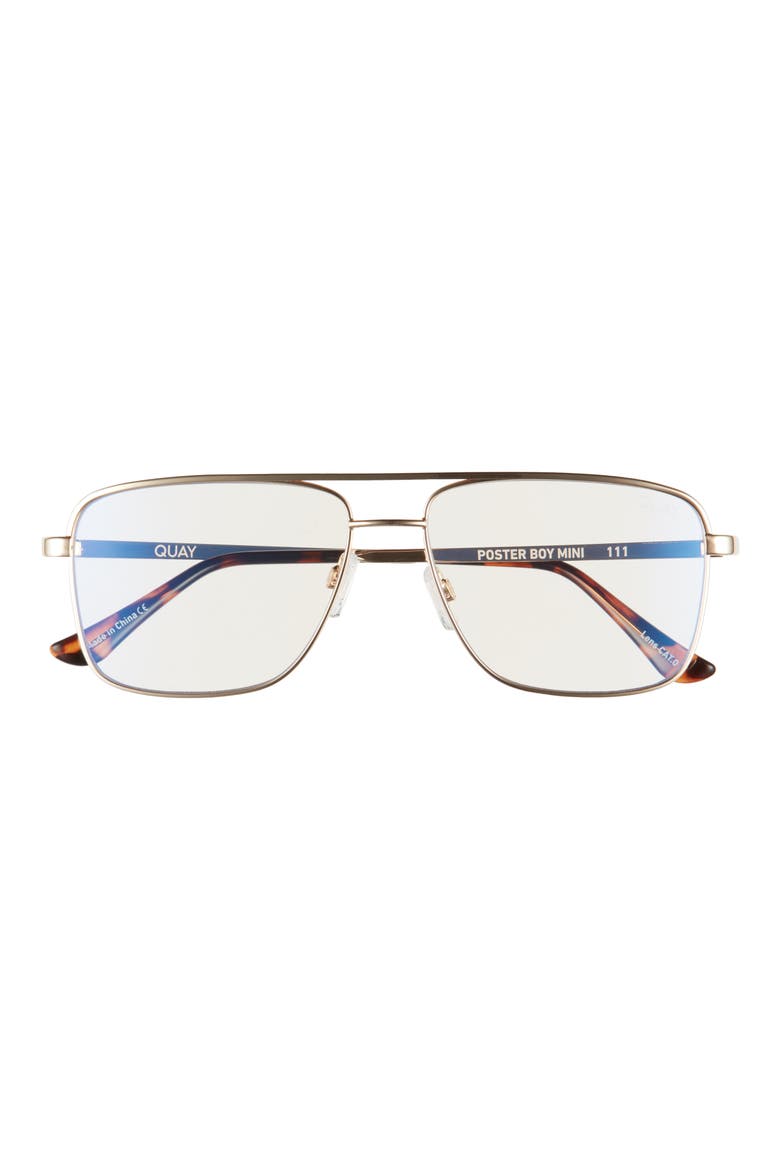 Poster Boy Mini 56mm Optical Glasses, Main, color, GOLD/ CLEAR