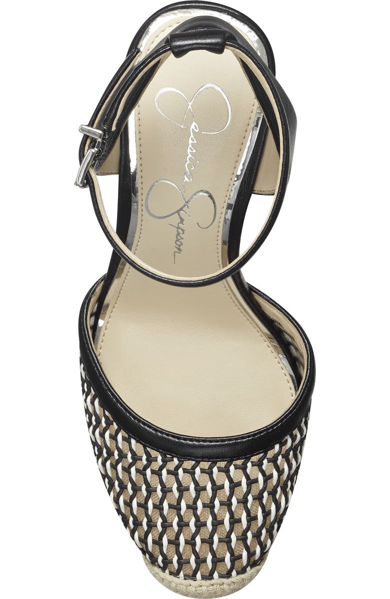 Jessica Simpson Zestah Ankle Strap Espadrille Wedge, Alternate, color,