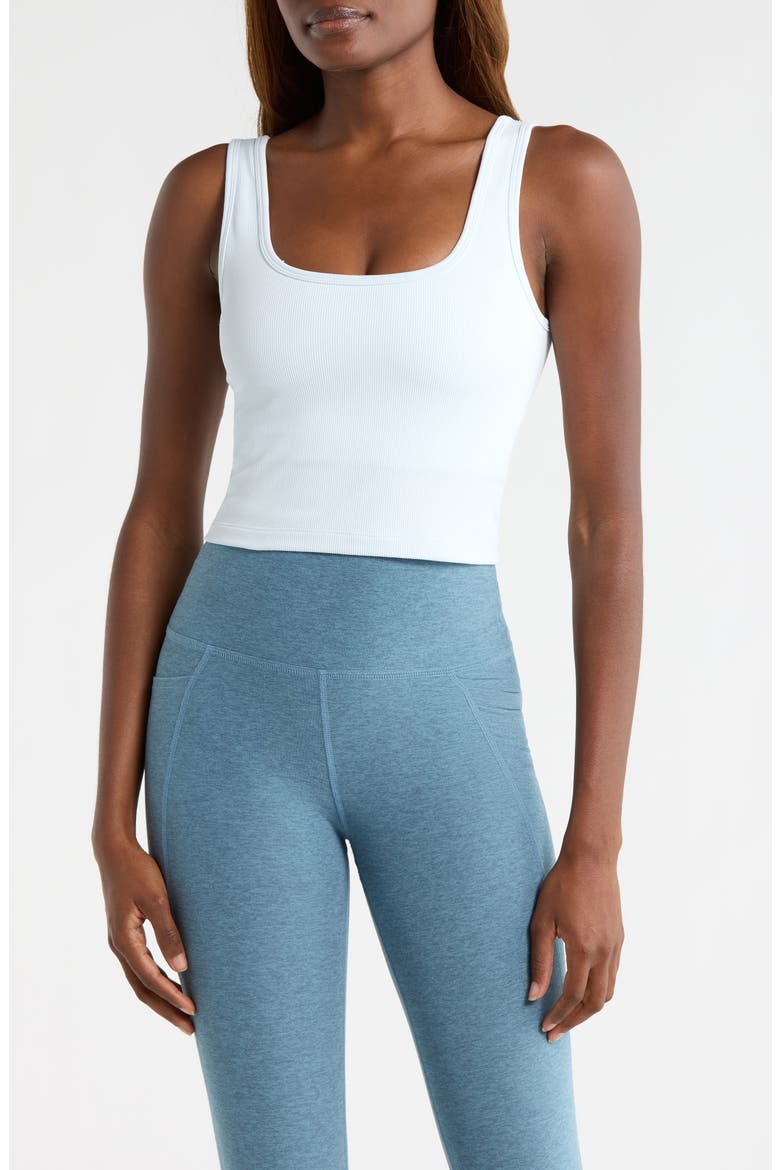 Keep it Cool Seamless Crop Tank, Main, color, MORNING SKY BLUE