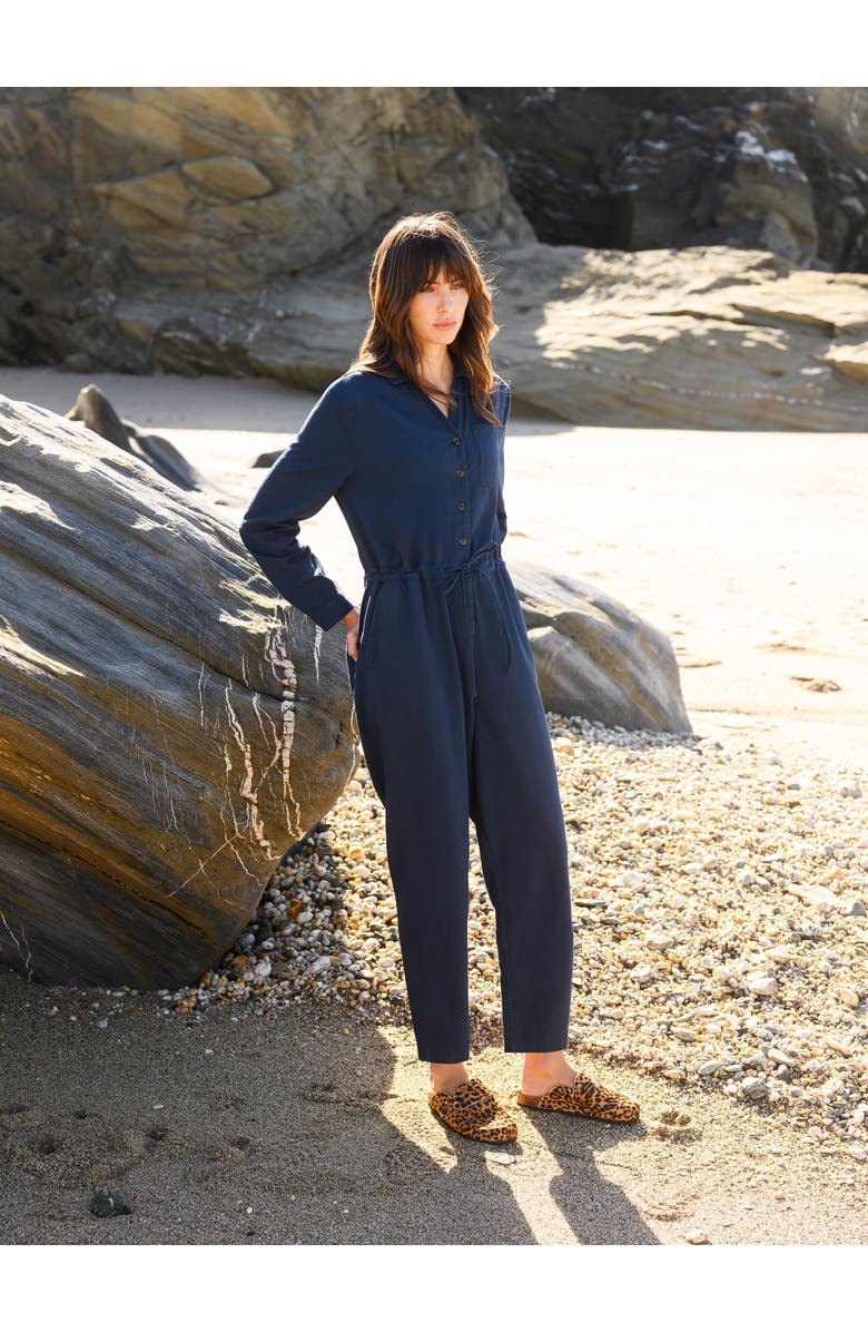 Celtic & Co. Twill Long Sleeve Jumpsuit, Alternate, color, 