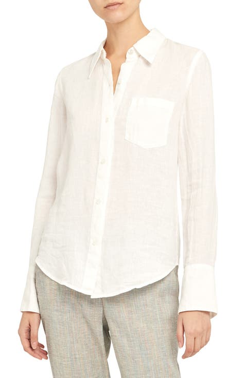 Linen Button-Up Shirt