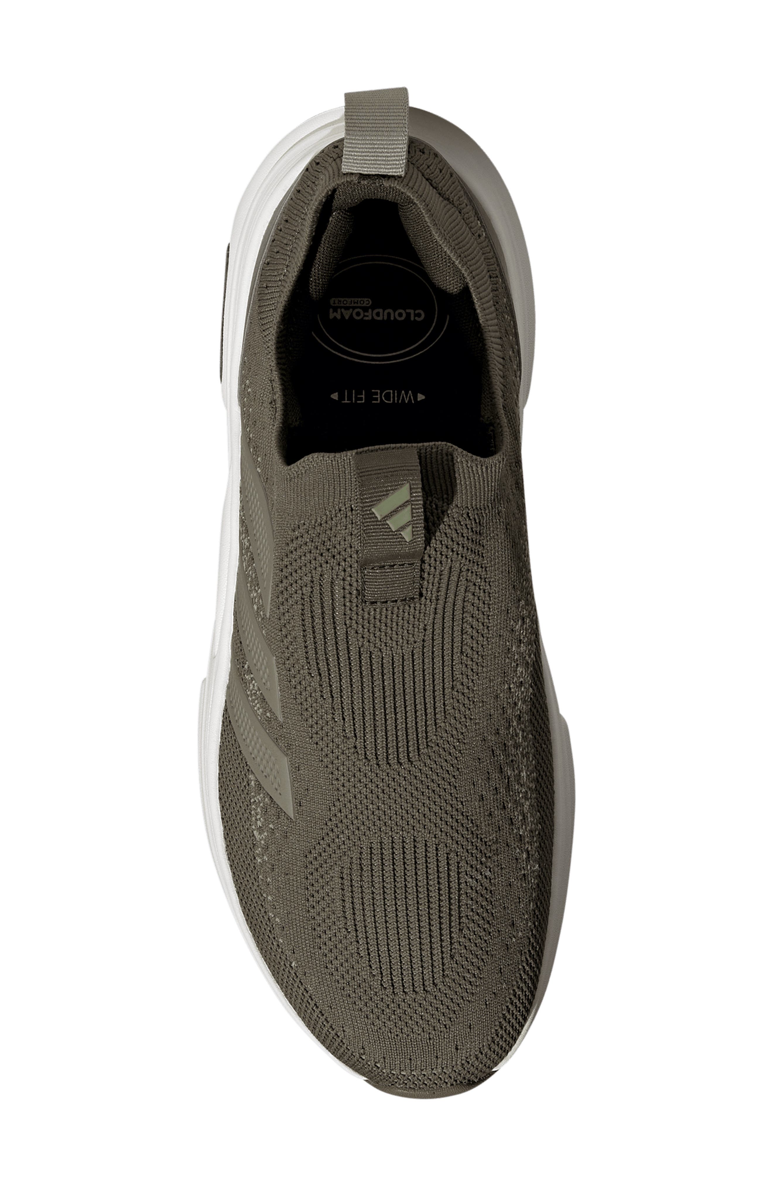 adidas Cloudfoam Cuxxion Slip-On Sneaker, Alternate, color, Cargo/ Silver Pebble/ Green