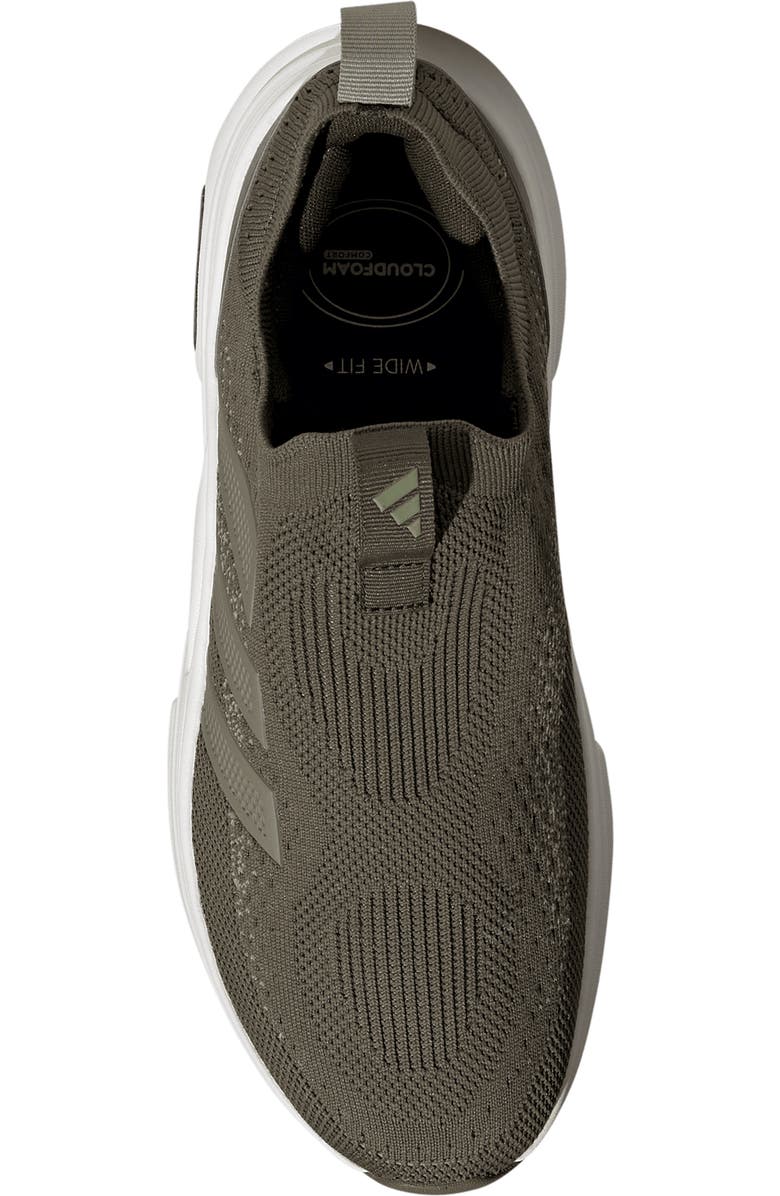 adidas Cloudfoam Cuxxion Slip-On Sneaker, Alternate, color, Cargo/ Silver Pebble/ Green