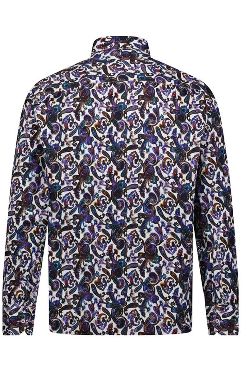 Luchiano Visconti Paisley Print Long Sleeve Shirt, Alternate, color, 