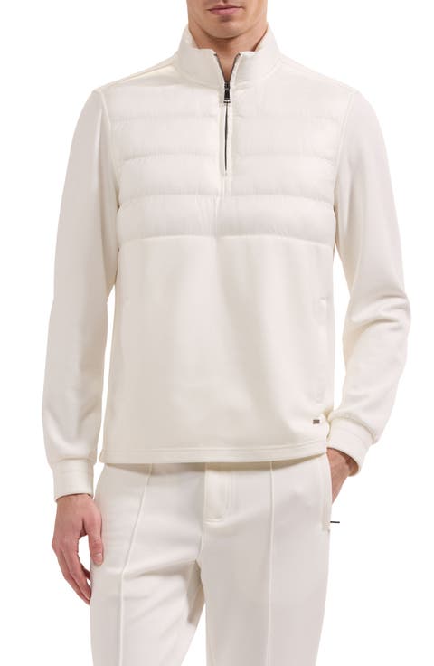 Soft Touch Quilted Quarter Zip Pullover