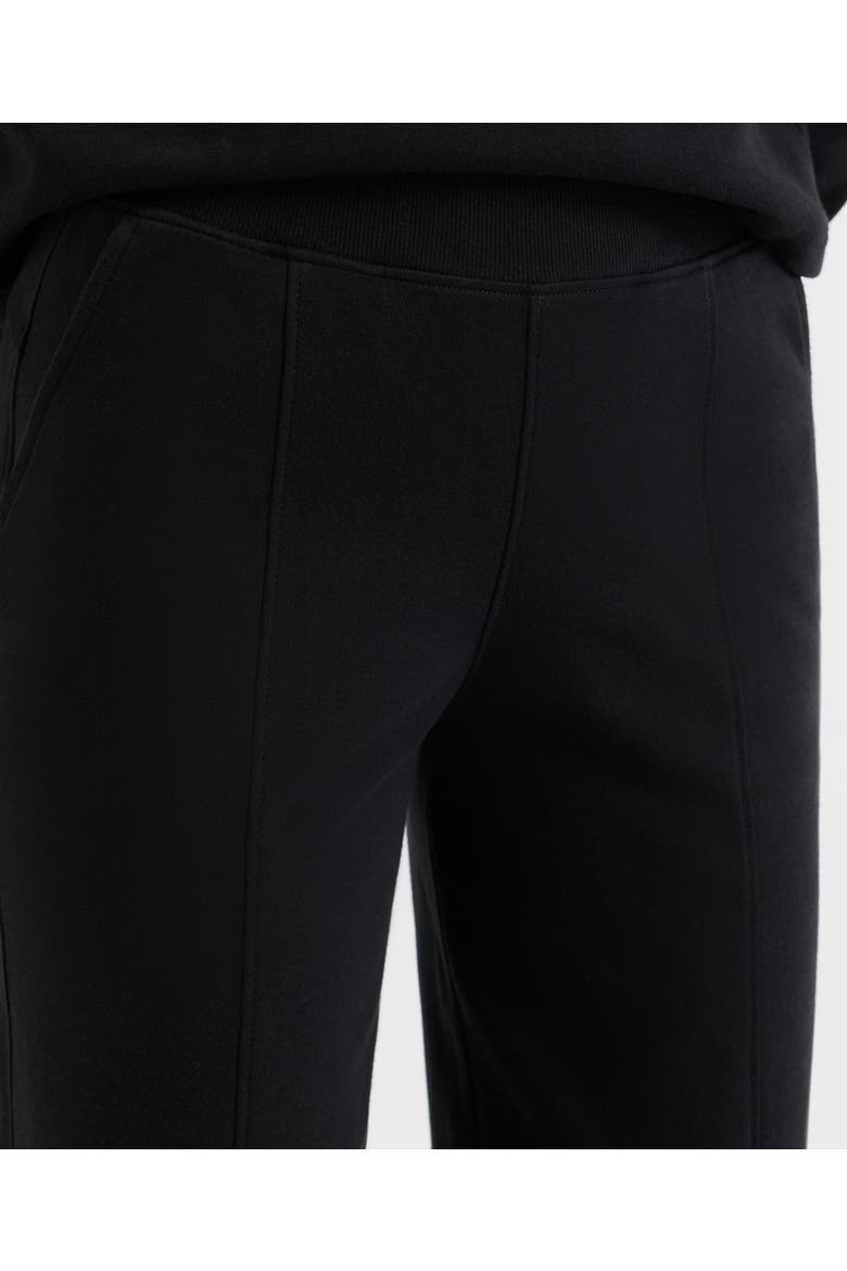 Organic Cotton Roam Pintuck Wide Leg Pant, Alternate, color, Black