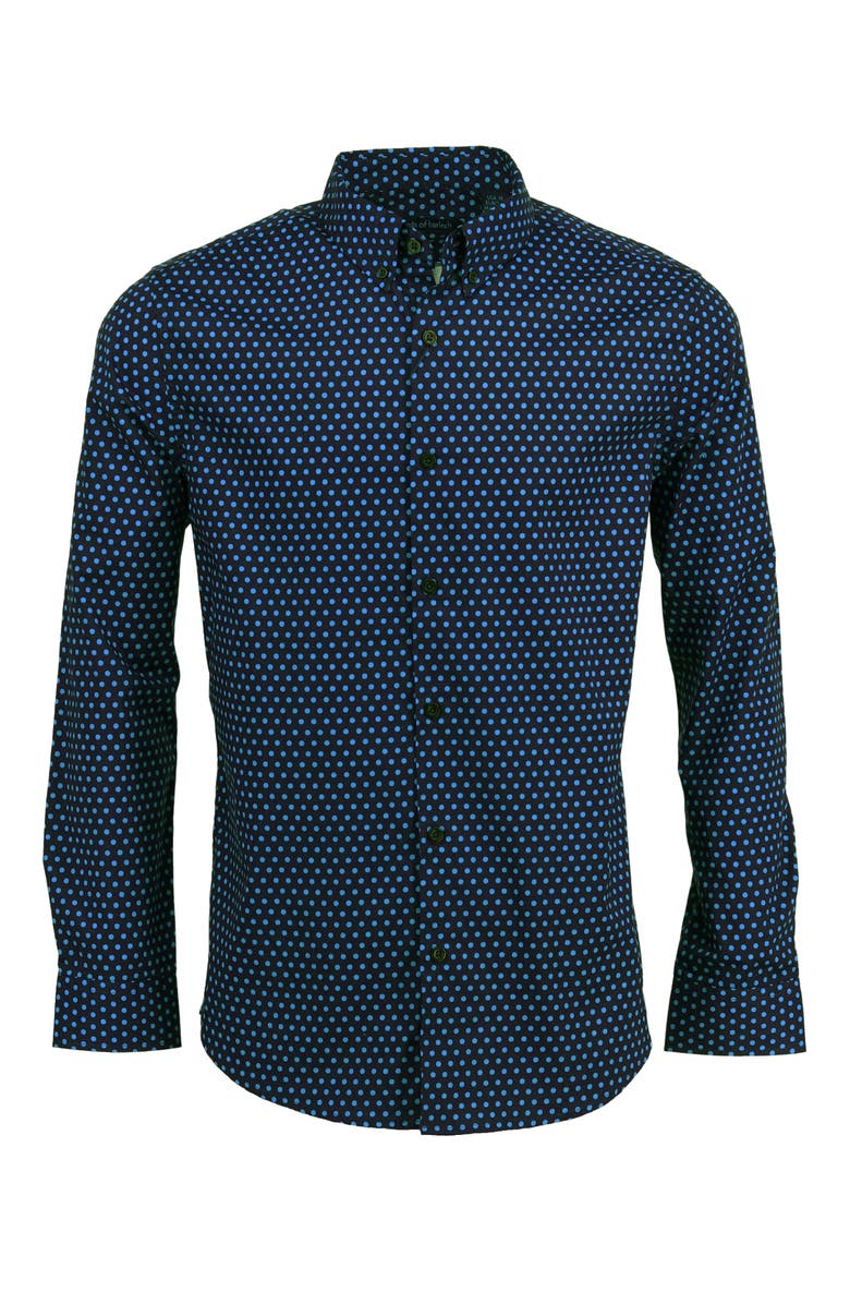 Lords of Harlech Mitchell Button-Up Shirt, Alternate, color, Purple