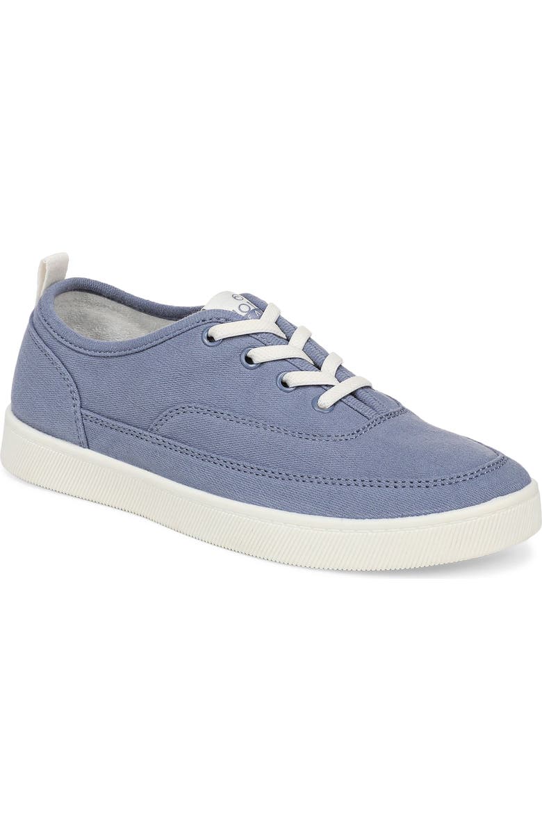 Vionic Cobalt Lace-Up Sneaker, Main, color, Dark Denim Canvas