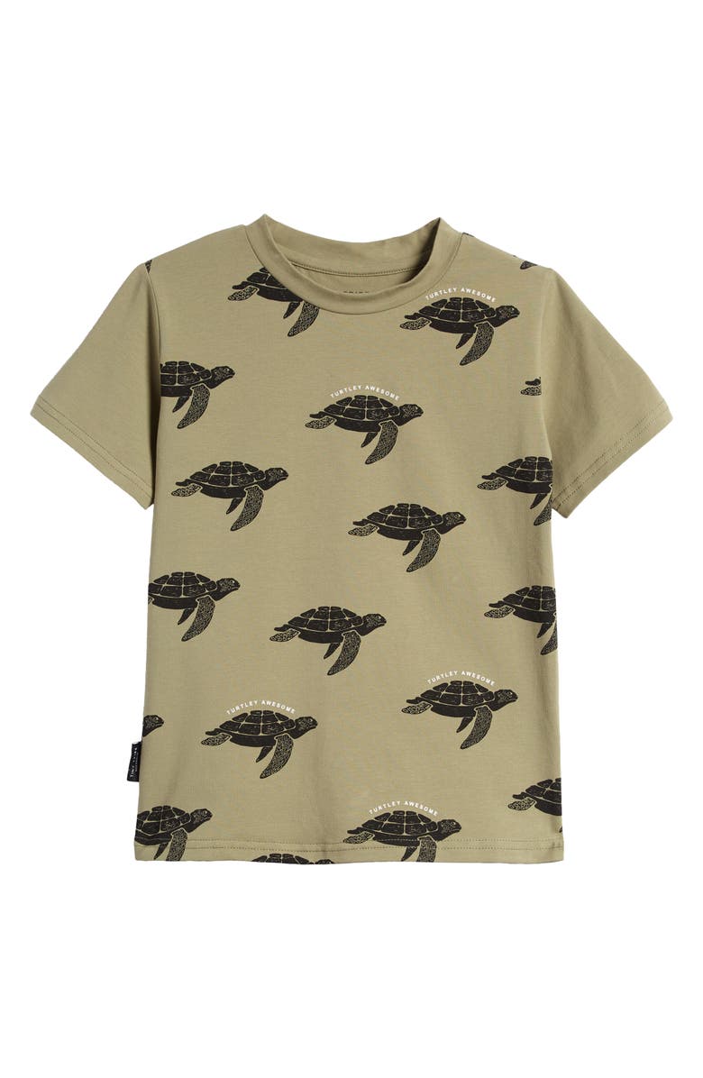 TINY TRIBE Kids' Turtley Awesome Graphic T-Shirt, Main, color,
