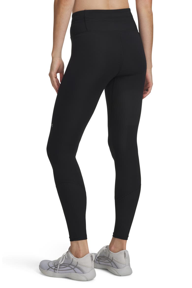 Movement Rib Panel High Waist 7/8 Leggings, Alternate, color, BLACK