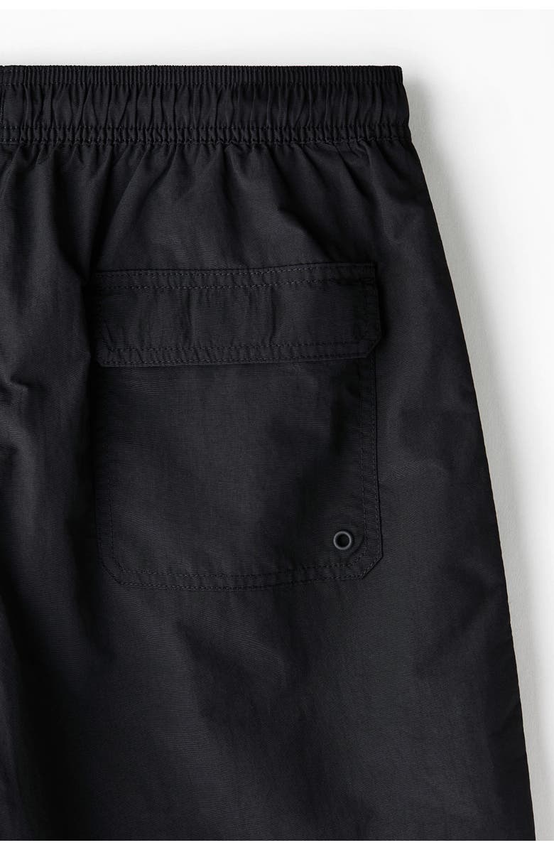 H&M Short Swim Shorts, Alternate, color, Black