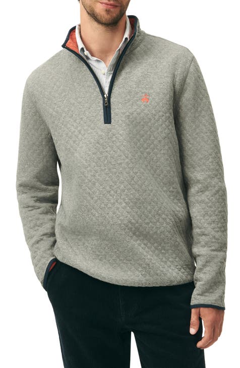 Brooks good Brothers Gray Quarter Zip Medium