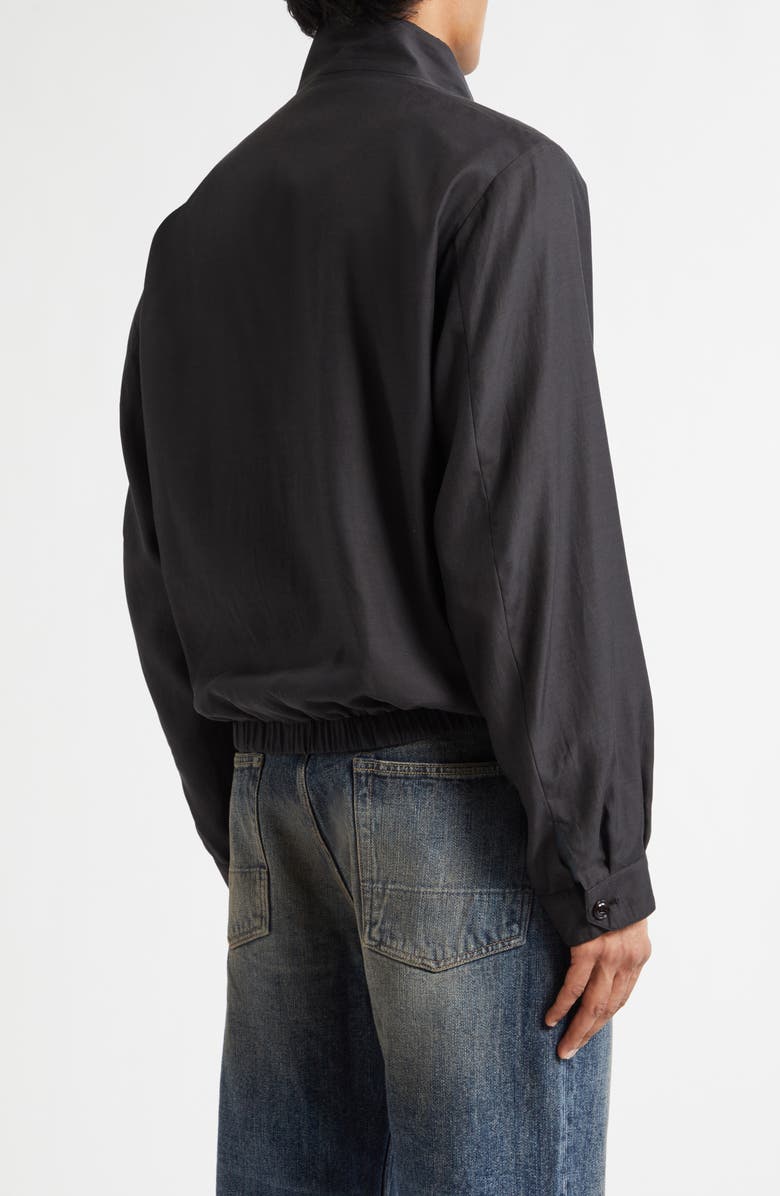 OUR LEGACY Casino Cupro & Cotton Jacket, Alternate, color, Still Black Calm Cupro Cotton