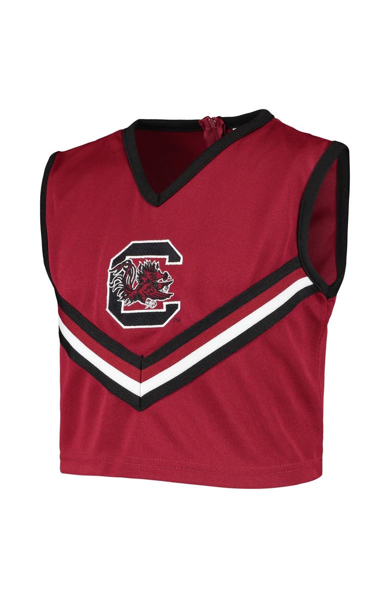 LITTLE KING Girls Youth Garnet South Carolina Gamecocks Two-Piece Cheer Set, Alternate, color, Garnet