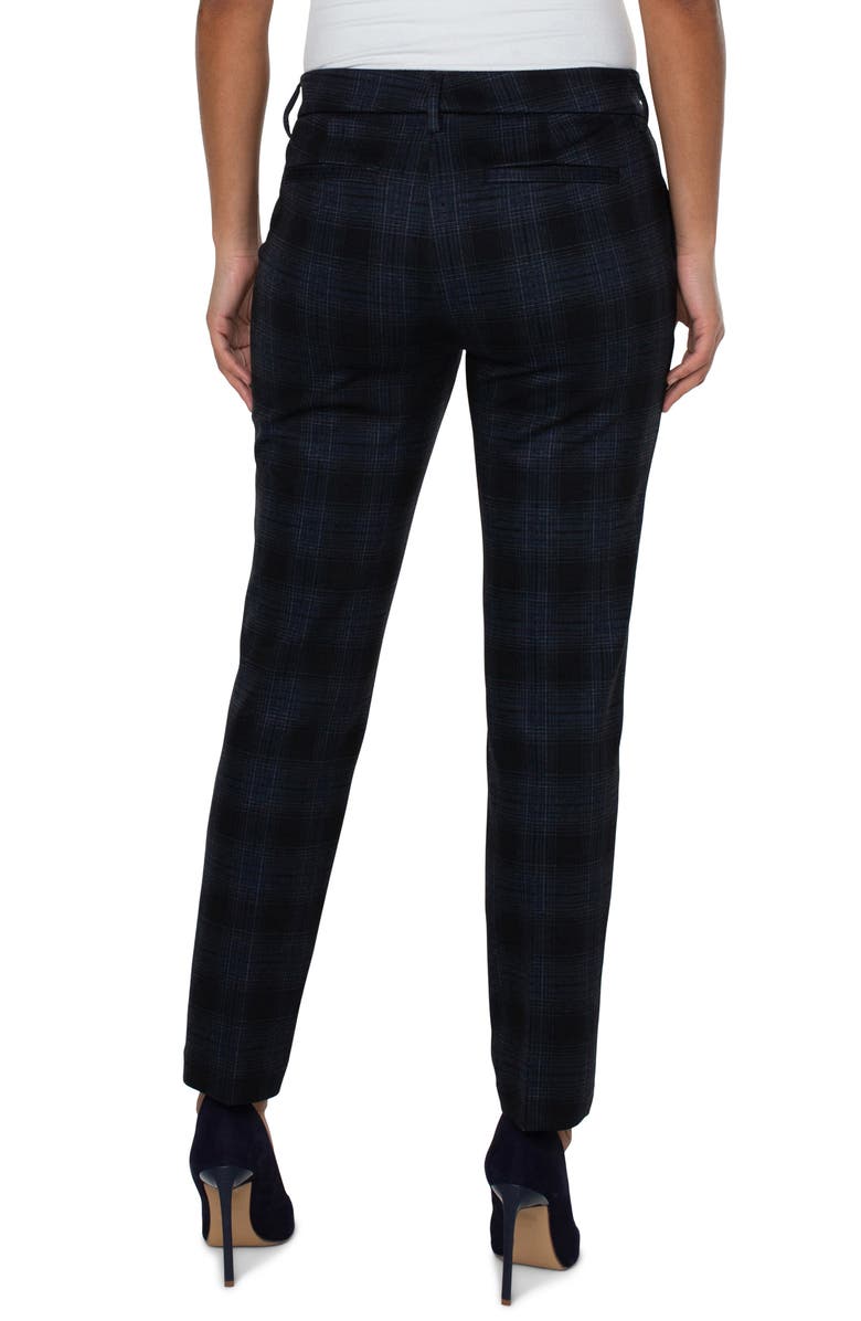 Liverpool Los Angeles Kelsey Tartan Plaid Trousers, Alternate, color,
