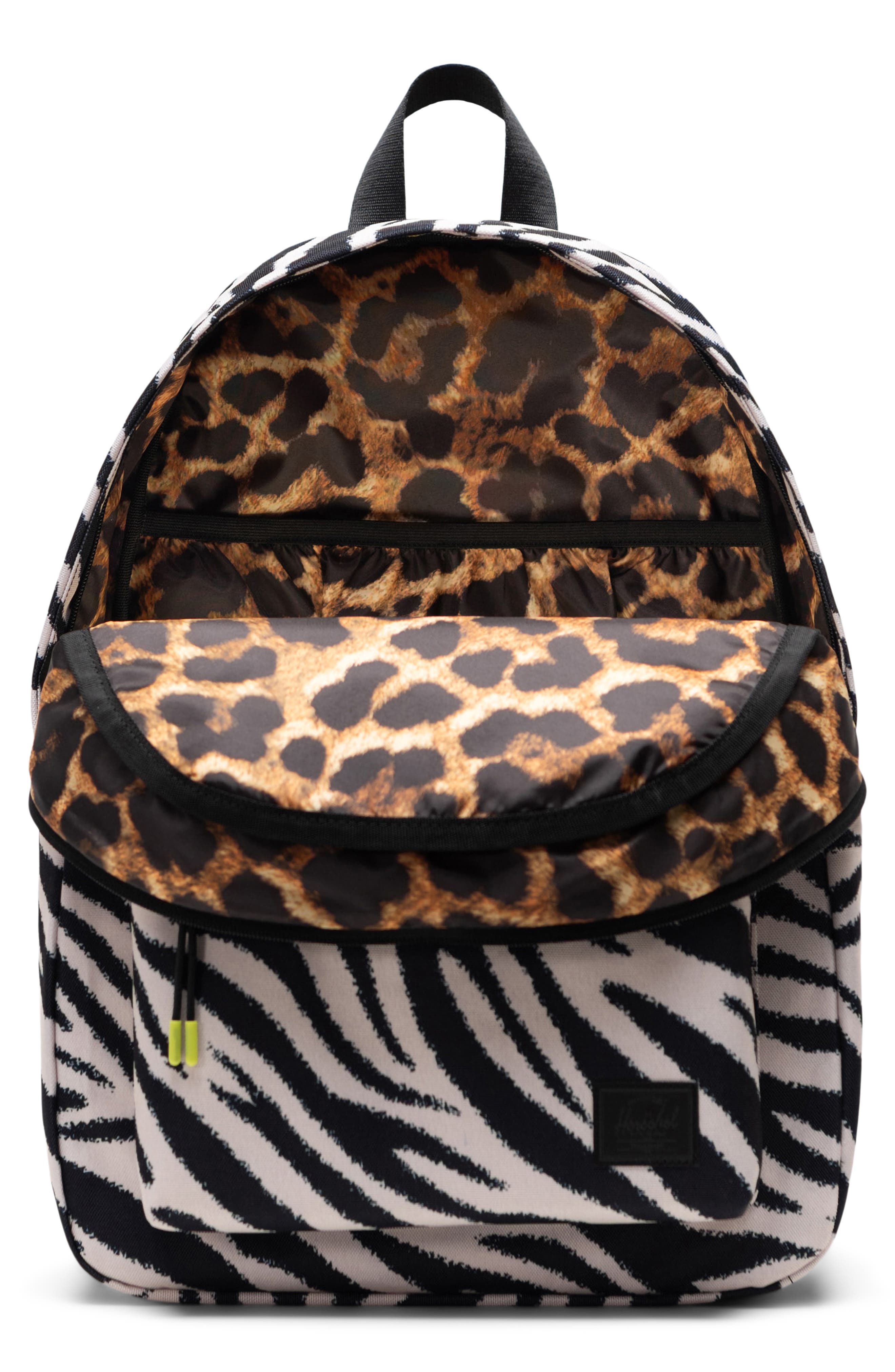 Classic Zebra Print Backpack, Alternate, color, ZEBRA