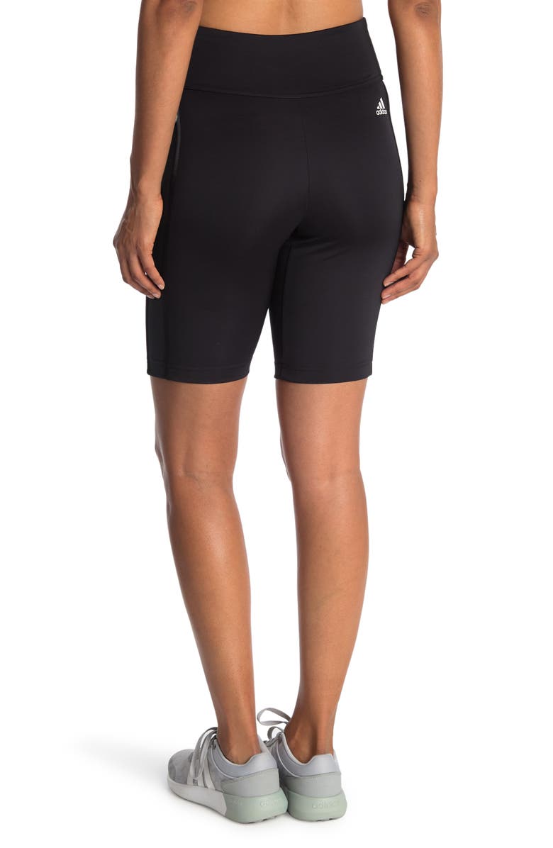 adidas High Waist Bike Shorts, Alternate, color, 