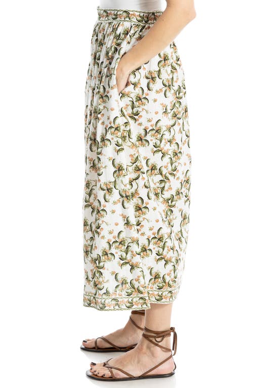 Max Studio A-line Maxi Skirt In Multi