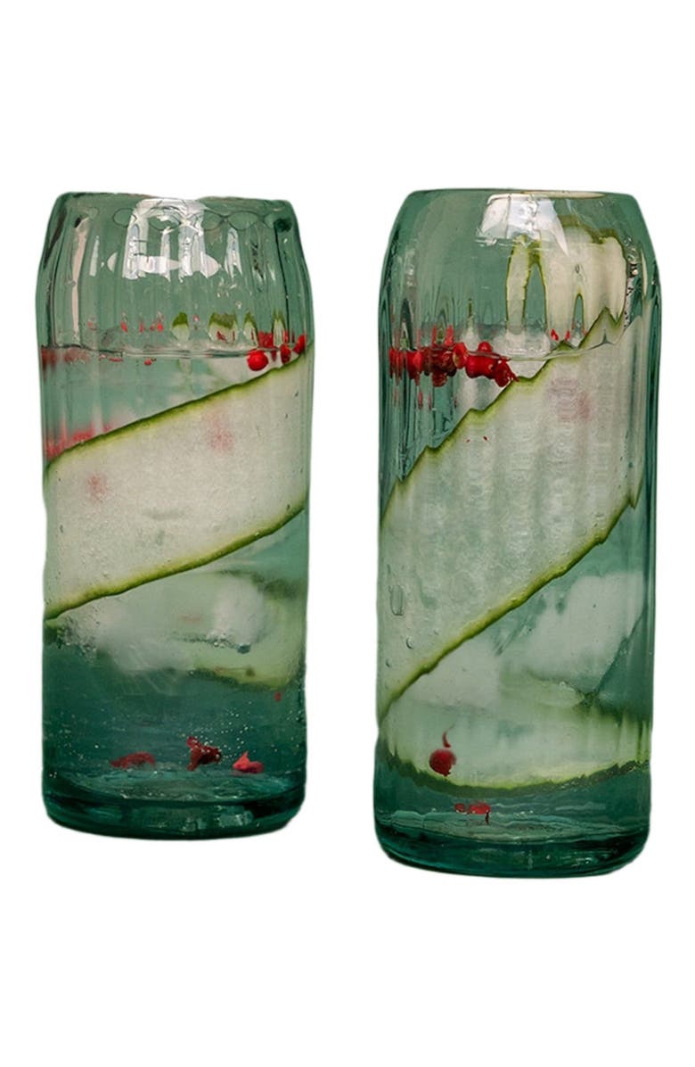 Zorro y Jaguar Vestigo Glass - Set of 2, Alternate, color, Clear