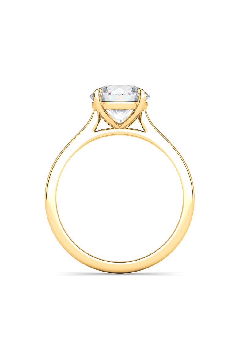 Round Brilliant Cut Lab Created Diamond Ring, Alternate, color, 2.00 CTW 18K YELLOW GOLD
