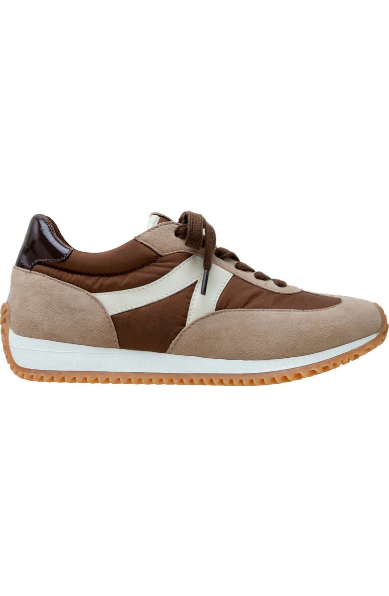Linea Paolo Kaisa Sneaker, Alternate, color, Taupe/ Chocolate/ Ivory