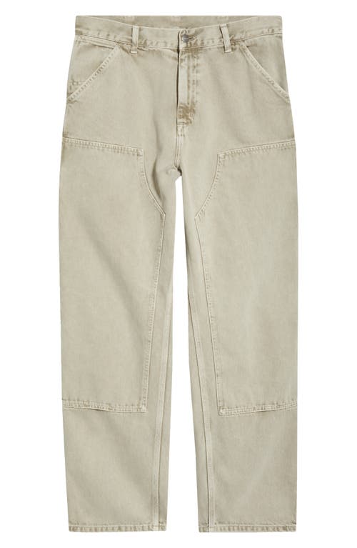 Carhartt Work In Progress Double Knee Relaxed Fit Jeans In Neutral