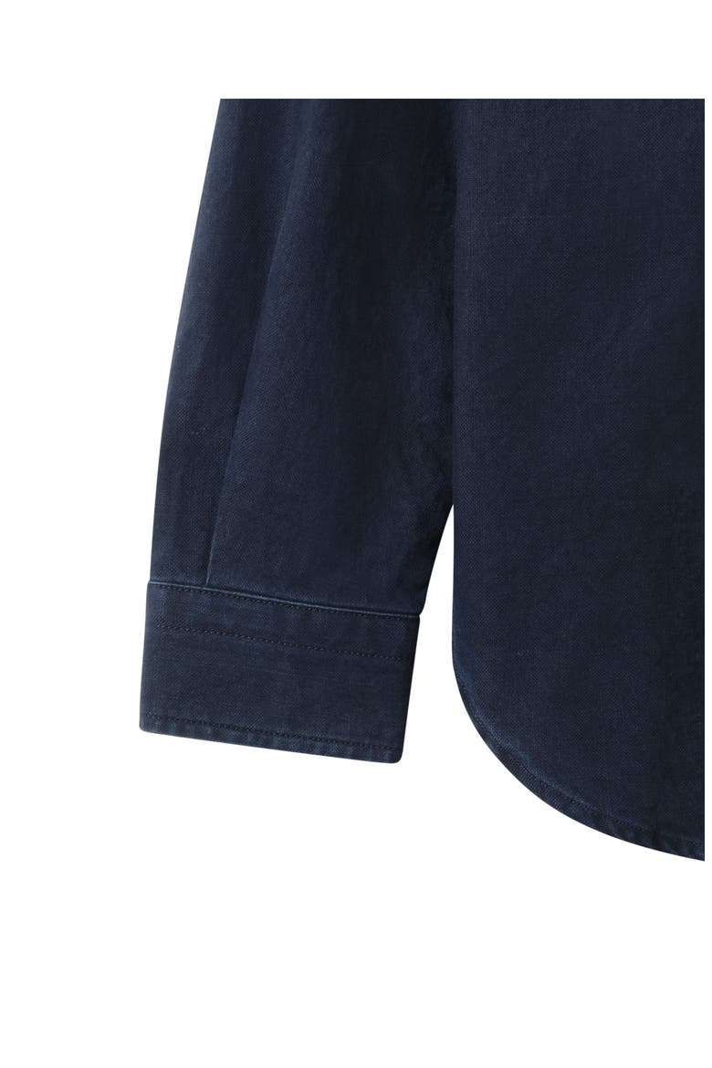 CPO Denim Overshirt, Alternate, color, BLUE