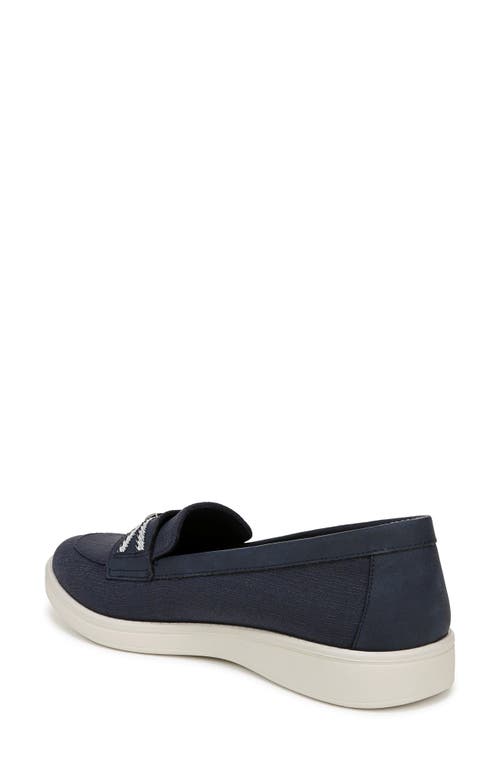 Bzees All Aboard Boat Shoe In Navy Fabric