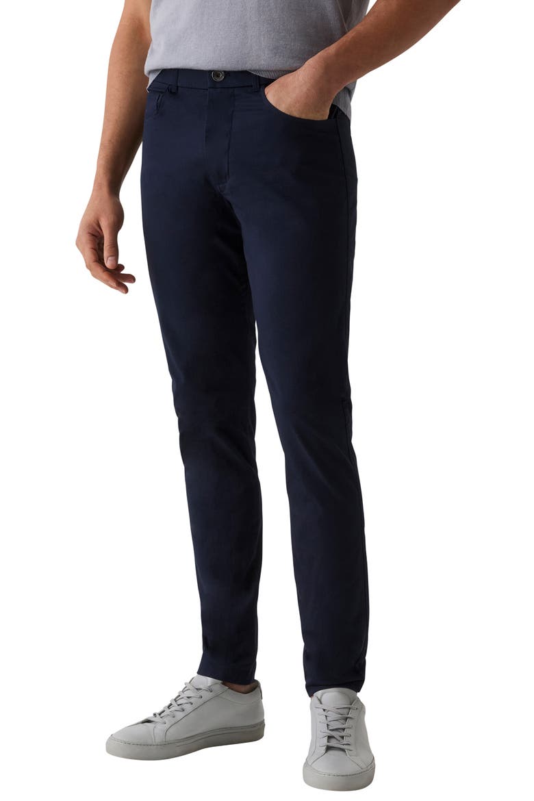 Amagansett 5-Pocket Slim Fit Pants, Main, color, MALTESE BLUE