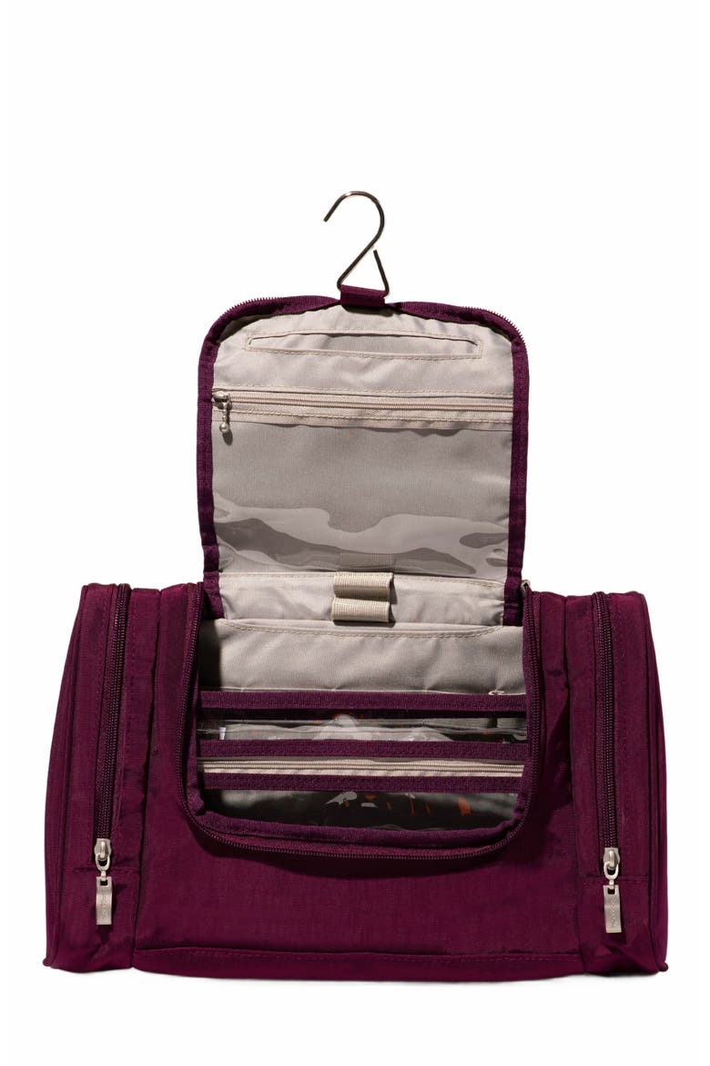 Travel Toiletry Kit Cosmetic Bag, Alternate, color, Mulberry