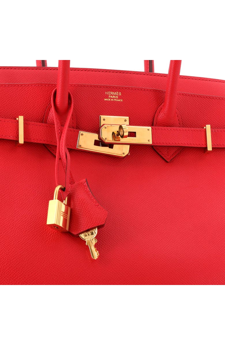 Pre-Owned Hermes Birkin Handbag Red Epsom with Gold Hardware 30, Alternate, color, Bougainvillier