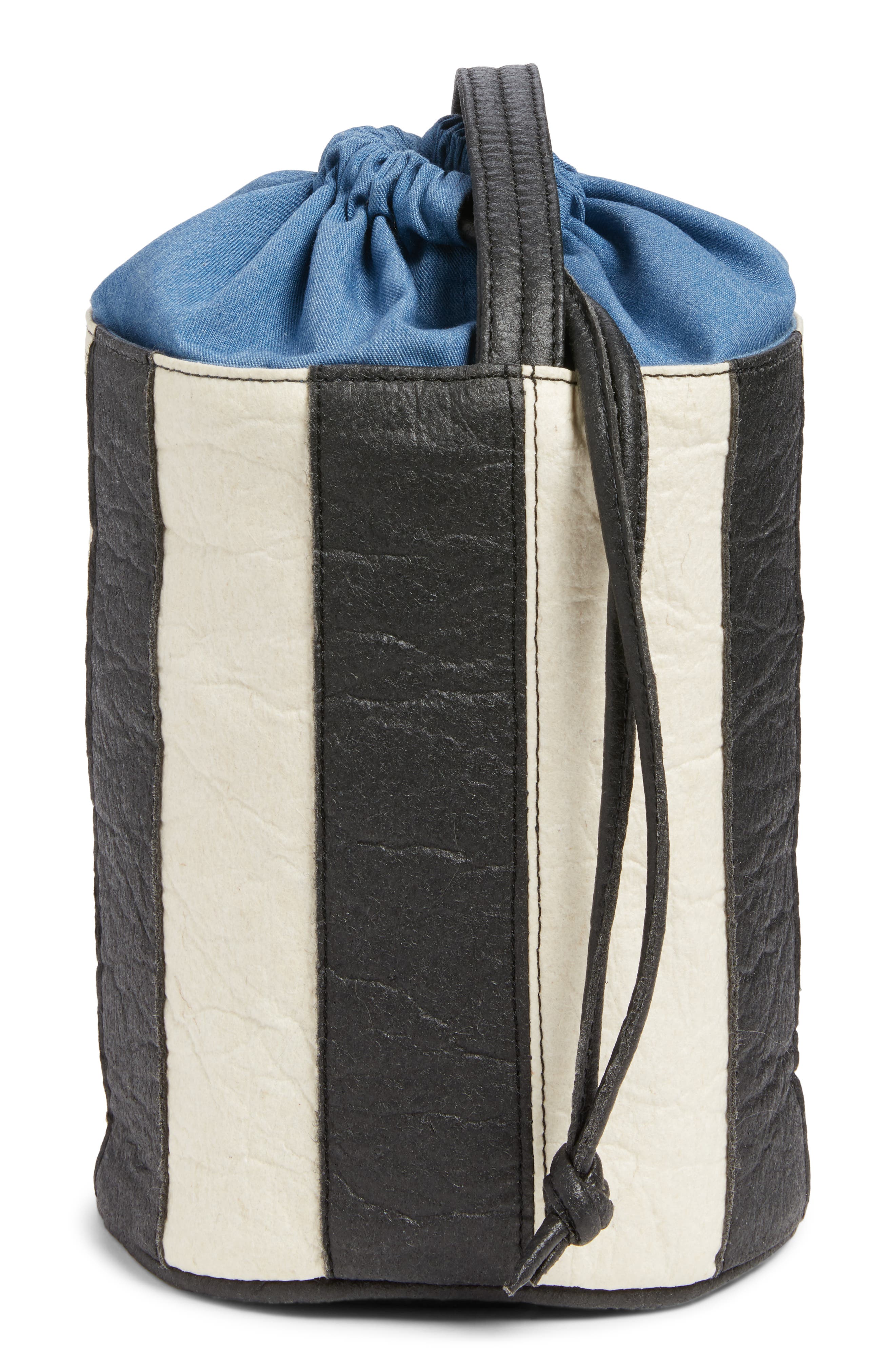 HOZEN Stripe Bucket Bag, Alternate, color, 