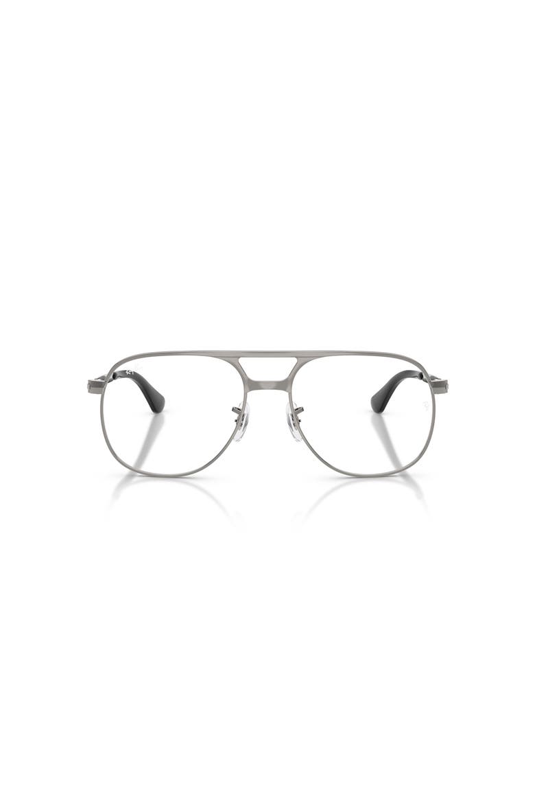 54mm Square optical glasses, Alternate, color, Grey