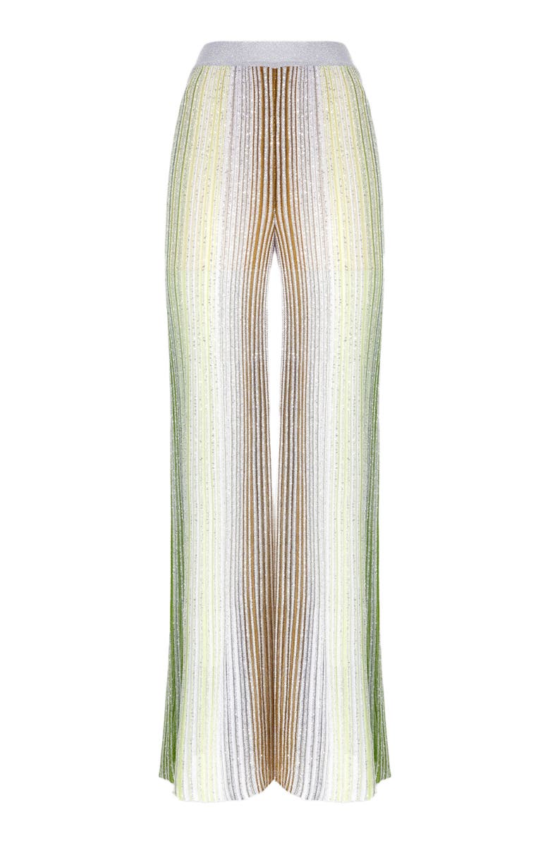 Missoni Partialized Striped Palazzo Trousers With Sequins, Alternate, color, Multicoloured