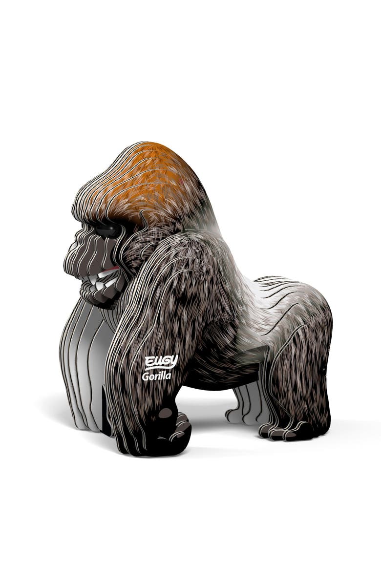 Eugy Puzzles Gorilla 3D Puzzle, Alternate, color, NO COLOR