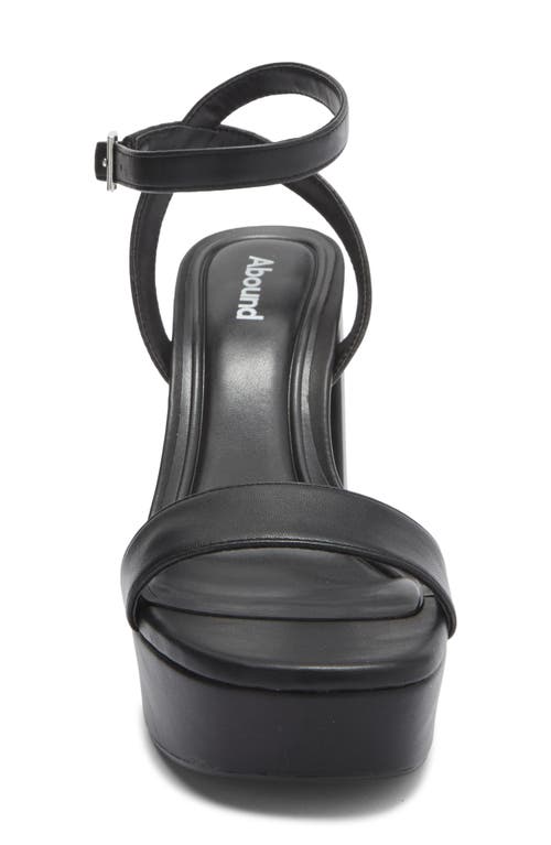 Abound Monica Block Heel Platform Sandal In Black