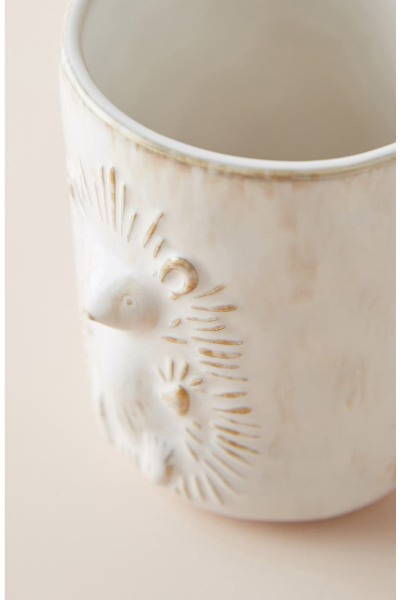 Anthropologie Kylo Hedgehog Mug, Alternate, color, CREAM