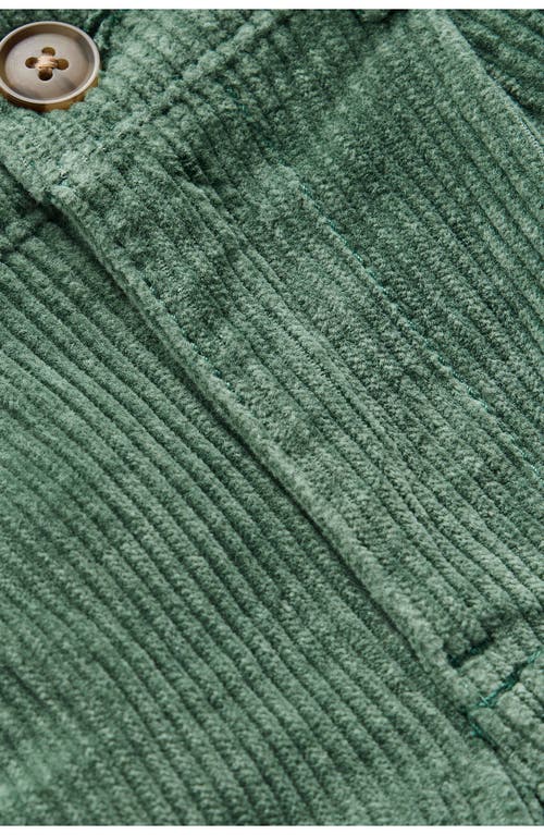Mini Boden Kids' Corduroy Straight Leg Pants In Green