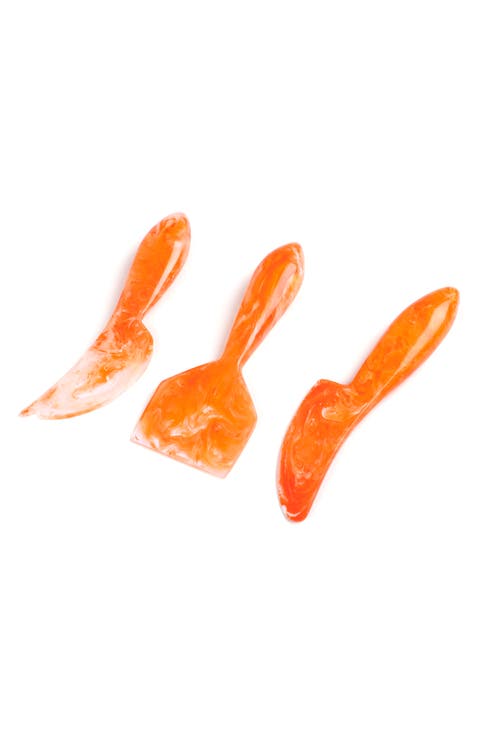 Set of 3 Resin Cheese Knives