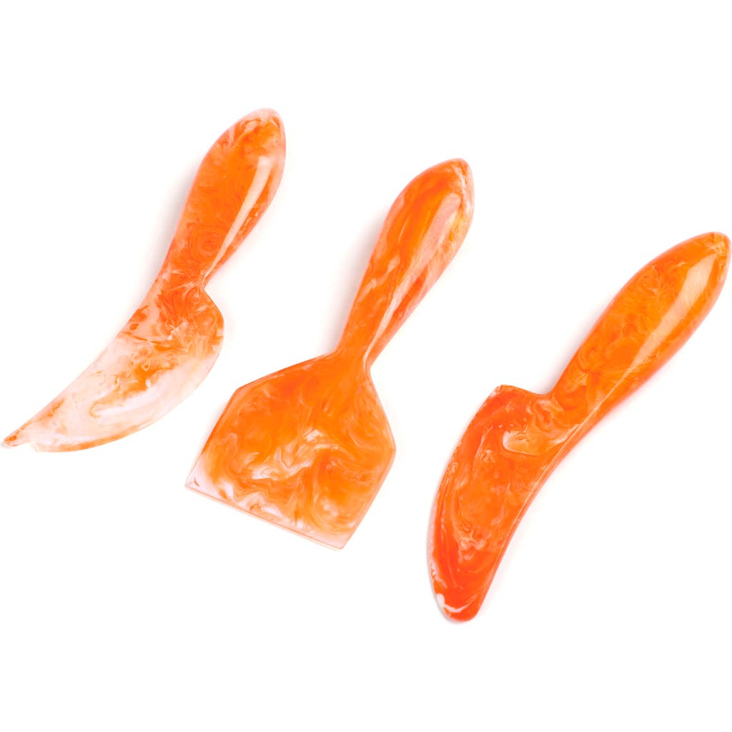 Casa Amarosa Set Of 3 Resin Cheese Knives