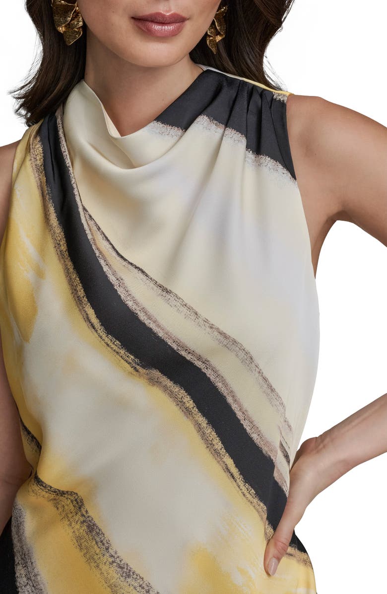 Donna Karan New York Print Sleeveless Maxi Dress, Alternate, color, 