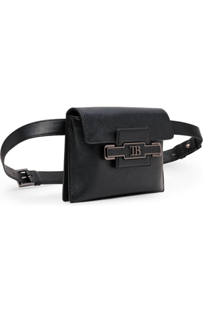 Tiannia Barnes Diamond Belt Bag, Alternate, color, Black