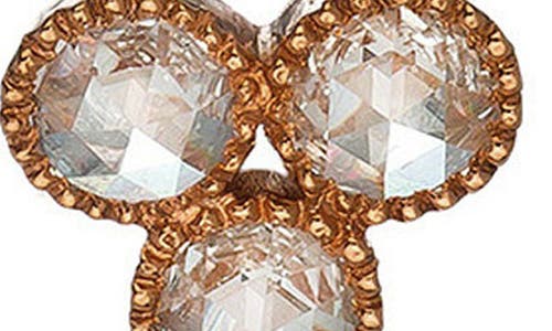 Sethi Couture Rose Cut Diamond Necklace In Gold