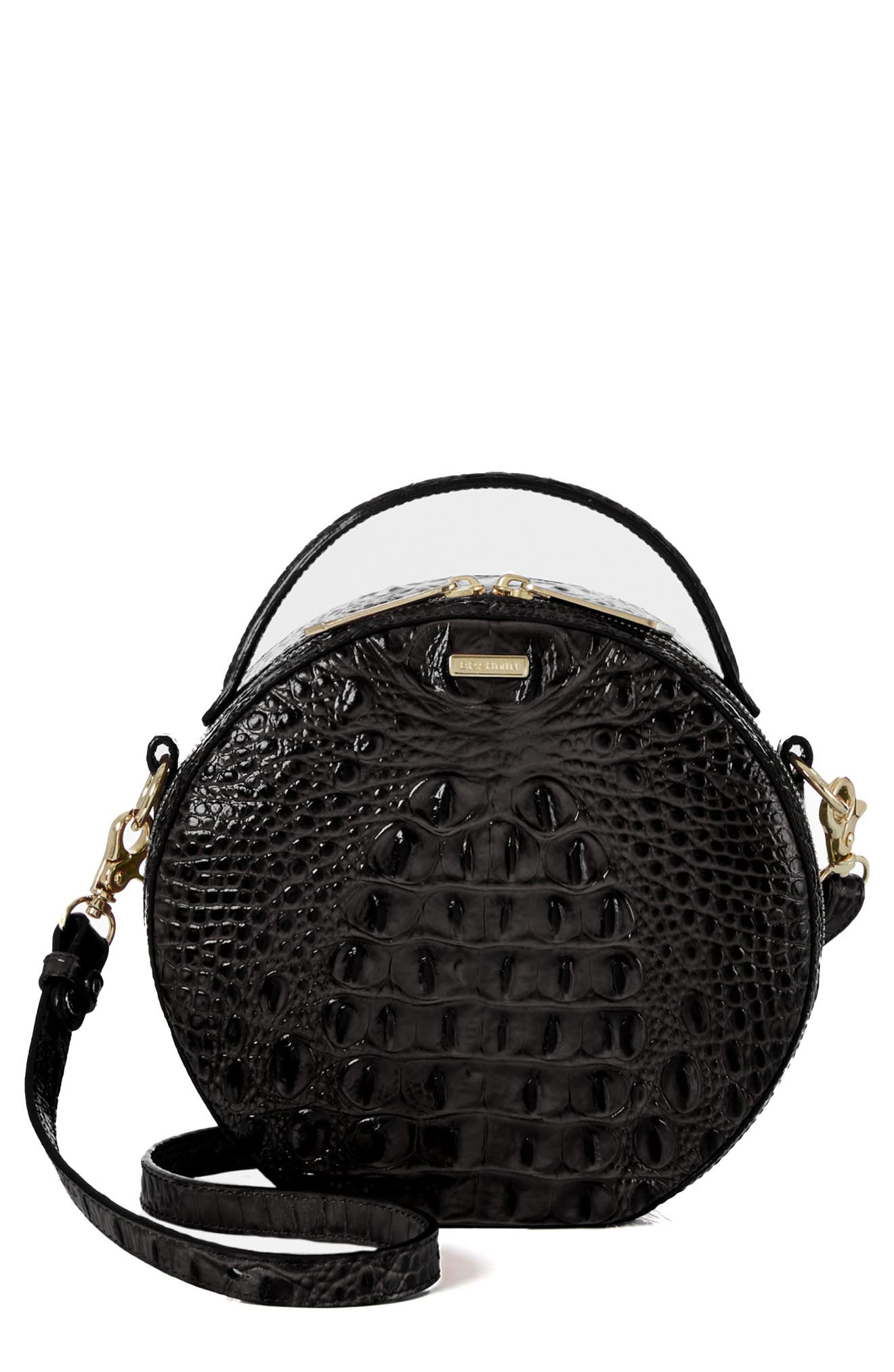 Brahmin Lane Croc Embossed Leather Crossbody Bag, Main, color, 