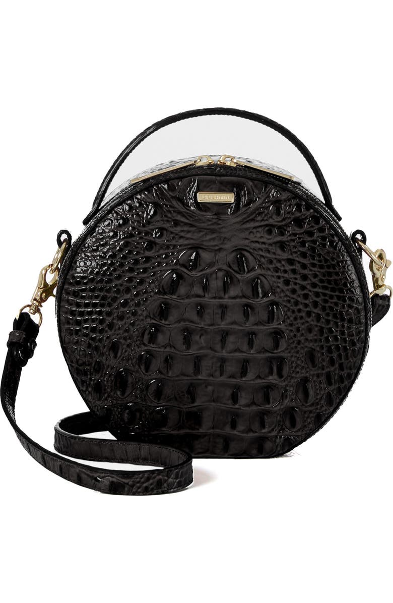 Brahmin Lane Croc Embossed Leather Crossbody Bag, Main, color,